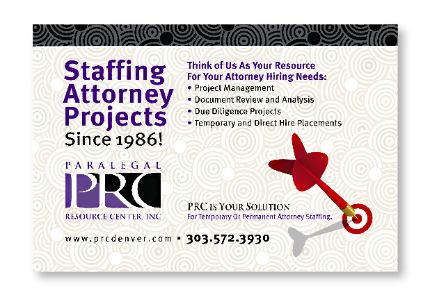 Paralegal Resource Center Staffing Ad