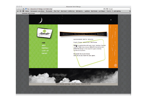 Alexander Smith Design Website