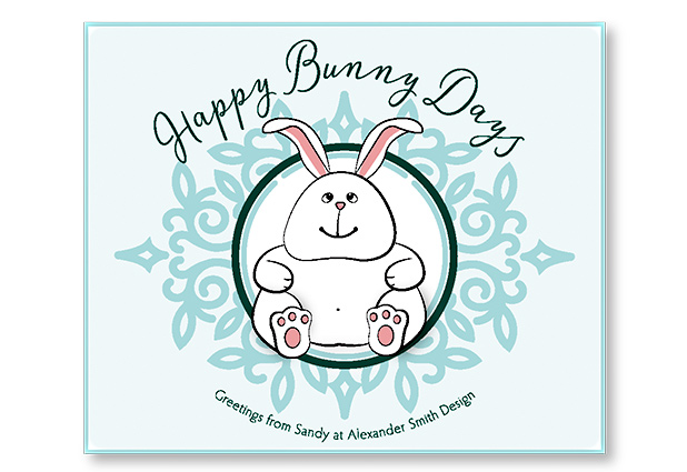 Bunny Illustration Greeting